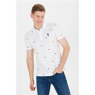 Erkek Beyaz Polo Yaka Tişört