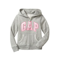 Kids Gap Logo Zip Hoodie In Fleece
