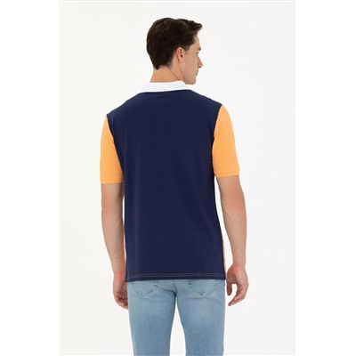 Erkek Turuncu Polo Yaka Tişört