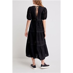 Vestido boho bordados