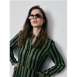 Hemdblusenkleid aus Viskose