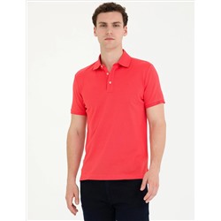 Nar Çiçeği Slim Fit Merserize Tişört