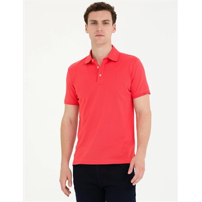 Nar Çiçeği Slim Fit Merserize Tişört