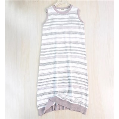 Женское повседневное платье миди без рукавов