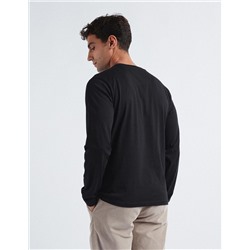 Long Sleeve T-shirt, Men, Black