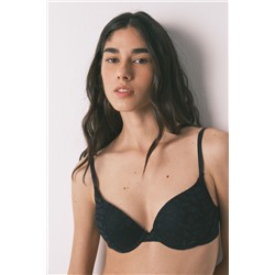 Sujetador GORGEOUS push up encaje negro