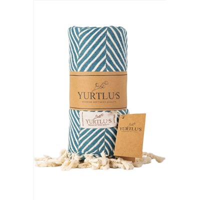 YURTLUS, %100 Pamuk Peştemal, Plaj Havlusu, Banyo Havlusu, 95x180 Cm , Yumuşak, Hızlı Kurur, Üstün Kalite