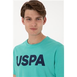 Erkek Regular Fit Bisiklet Yaka Mint Basic Tişört