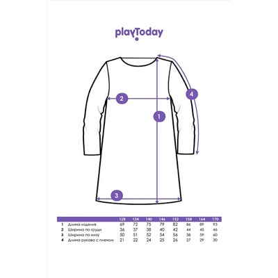 Платье PLAYTODAY, 959451
