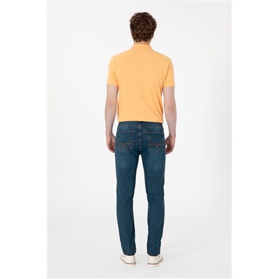 Erkek Yeşil Jean Pantolon