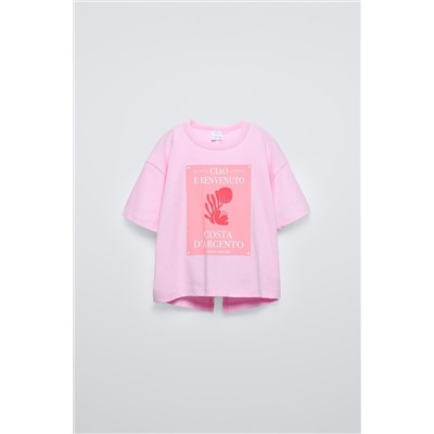 SUN T-SHIRT WITH CUT-OUT DETAIL