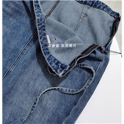 Классная длинная джинсовая юбка