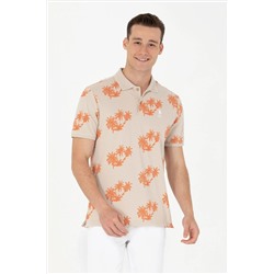 Erkek Taş Polo Yaka Tişört