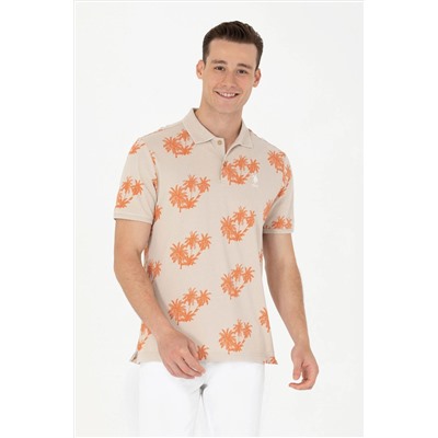 Erkek Taş Polo Yaka Tişört