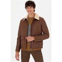 Erkek Taba Deri Ceket