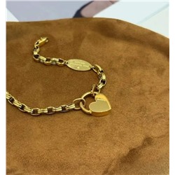 Комплект Pau*l Valentin*e из подвески и браслет покрытый настоящим золотом  Экспорт в Германию