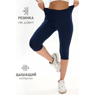 Бриджи женские темно-синий БриджиЖ1
