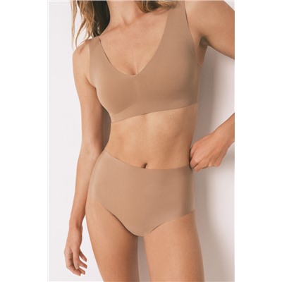 Braga alta clean cut beige