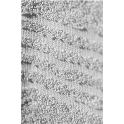 Derline Pamuklu Banyo Havlusu - Gri - 70x140 cm
