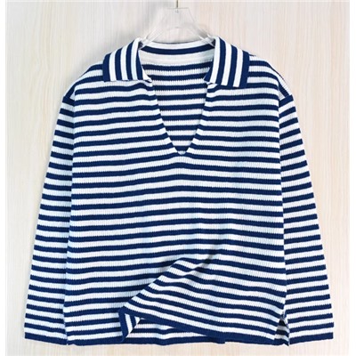 Полосатый повседневный свитер Макс Мар*а