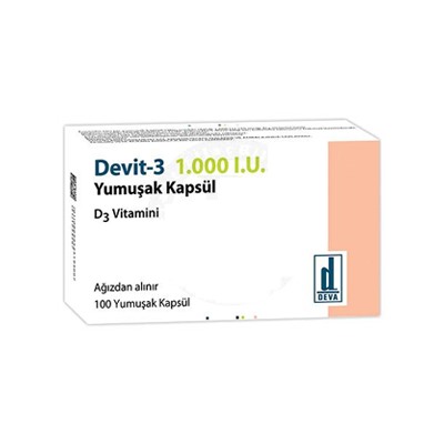 DEVIT-3  Витамин D3 1.000 МЕ 100 капсул