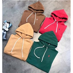 Теплая яркая толстовка худи Pol*o Ralp*h Laure*n 💙  Реплика 1:1