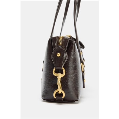 SHOULDER BAG WITH METALLIC DETAILS