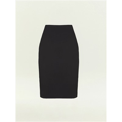 Юбка-карандаш миди из костюмной шерсти, S663/aspect