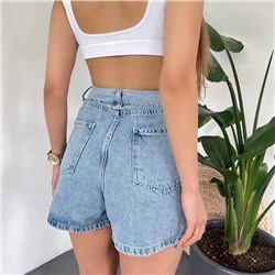 Джинсовая юбка-шорты 👑  Когда хочешь быть девочкой-девочкой, но и не хотите жертвовать комфортом 😒  Материал: хлопок