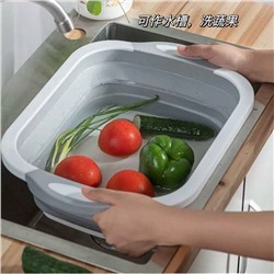 Посмотрите какая практичная для быта вещь) многофункциональная мойка.. Мойка+ разделочная доска 2в1 , можно использовать как разделочную доску, а в разложенном виде можно мыть фрукты и овощи ( есть дренаж) цена на ebay 45💵