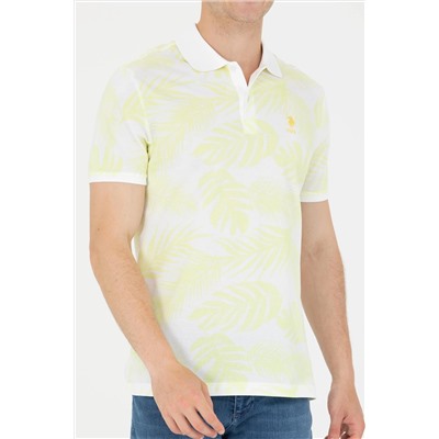 Erkek Açık Sarı Polo Yaka Tişört