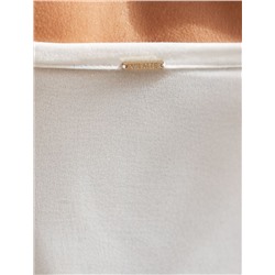 Топ с двуслойной зоной бра на бретелях из хлопка