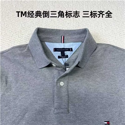 Мужское поло с длинным рукавом ТОММИ ХИЛФИГЕ*Р