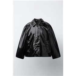 FAUX LEATHER JACKET