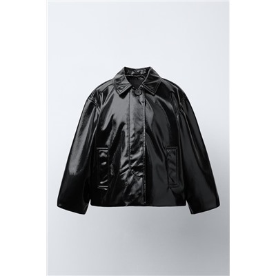 FAUX LEATHER JACKET