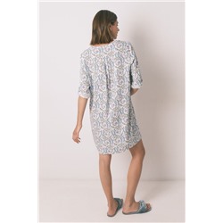 Camisola manga 3/4 floral verde