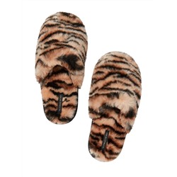 VICTORIA'S SECRET Closed Toe Faux Fur Slipper