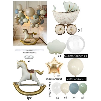 Набор шаров для выписки с роддома