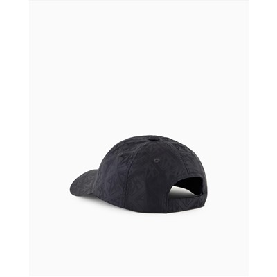 Satin fabric visor hat with logo