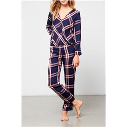 Пижамная блузка Bradlay темно- синяя