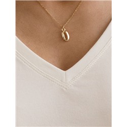 Базовая футболка из премиального хлопка с V образным вырезом