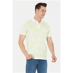 Erkek Açık Sarı Polo Yaka Tişört