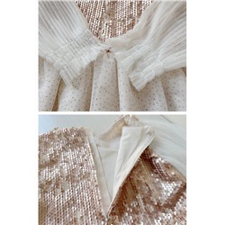 Детское праздничное платье, экспорт   Материал: полиэстер