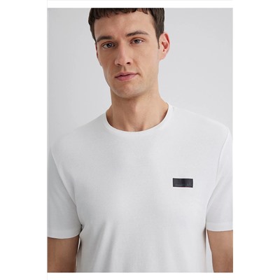 Mavi Black Baskılı Beyaz Tişört Slim Fit / Dar Kesim 0611401-70057