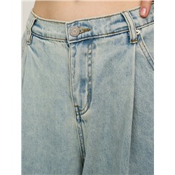 Голубые джинсы-баррель