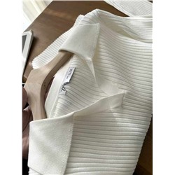 Женский лонгслив-поло в рубчик ZAR*A