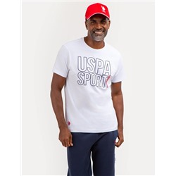 USPA SPORT GRAPHIC JERSEY T-SHIRT