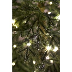 Ель искусственная литая с лампочками Тикко 1,25 м