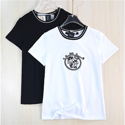 Женская хлопковая футболка КАР*Л 😎