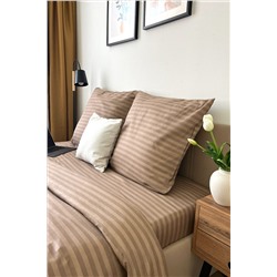 КПБ Шоколадный страйп бязь НАТАЛИ #1027655